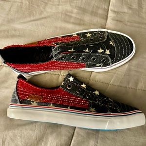 American Patriotic Blowfish sneakers
